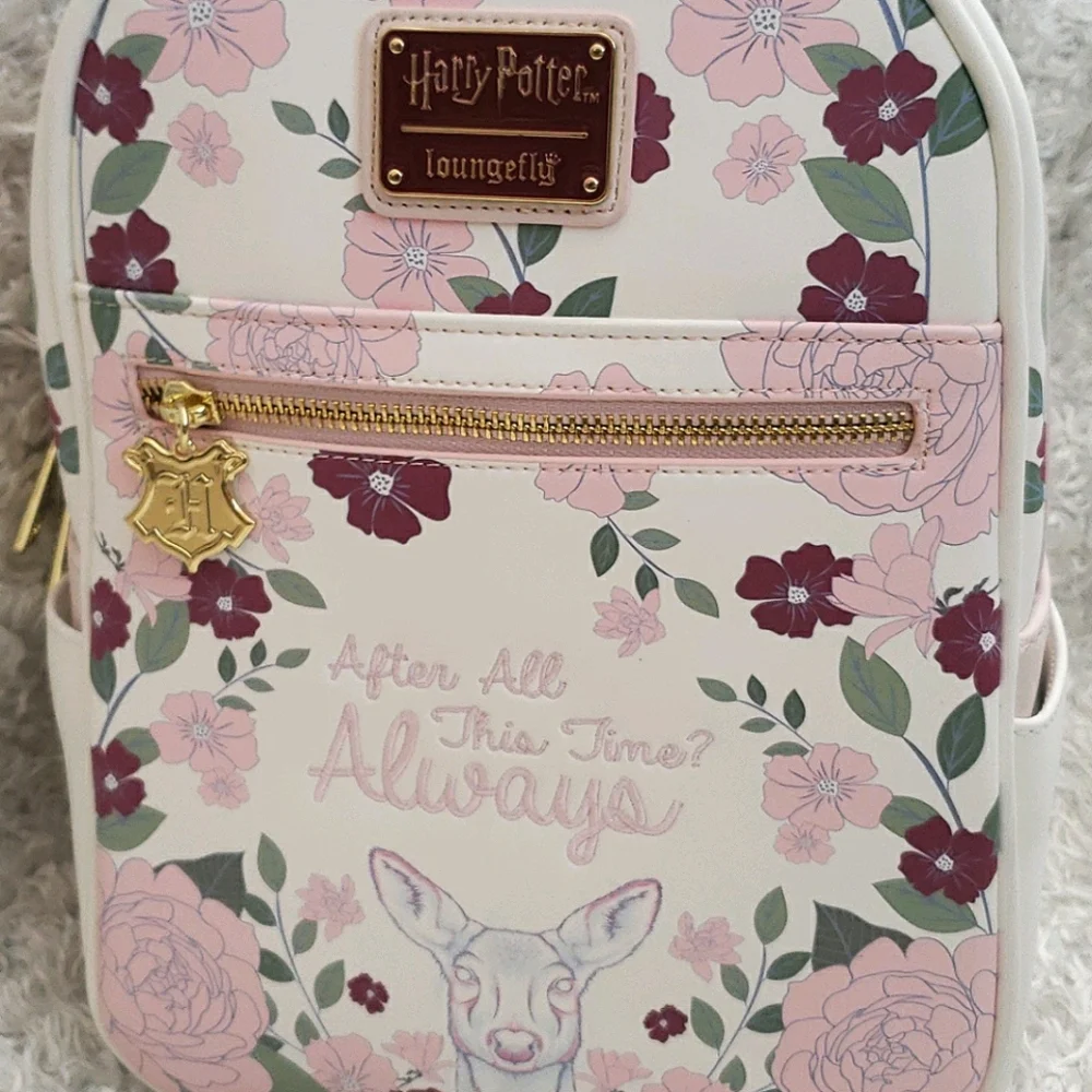 Loungefly Harry Potter Floral Mini Backpack